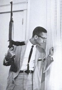 Malcolm X with Gun